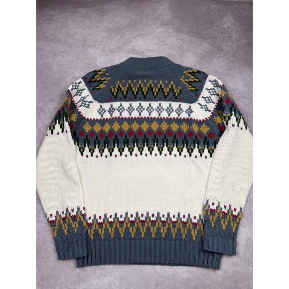 Vintage‎ Broadway Sweater Mens Medium Acrylic Knit Pullover 80s Pattern - Picture 8 of 15